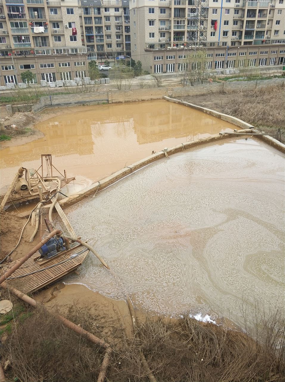 土默特右沉淀池淤泥清理-厂区废水池淤泥清淤